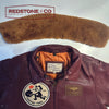 BLOUSON PILOTE EN CUIR - TYPE G1 - US NAVY - "FELIX LE CHAT" - MARRON