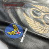 BLOUSON PILOTE EN CUIR - TYPE A2 - NOIR - 8EME ARMY AIR FORCE