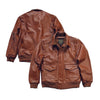 BLOUSON PILOTE EN CUIR - TYPE A2 - USAAF - MARRON CLAIR
