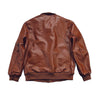 BLOUSON PILOTE EN CUIR - TYPE A2 - USAAF - MARRON CLAIR