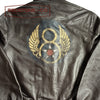 BLOUSON PILOTE EN CUIR - TYPE A2 - MARRON FONCE - 8EME ARMY AIR FORCE