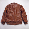 BLOUSON PILOTE EN CUIR - TYPE A2 - USAAF - MARRON CLAIR