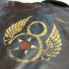 BLOUSON PILOTE EN CUIR - TYPE A2 - MARRON FONCE - 8EME ARMY AIR FORCE